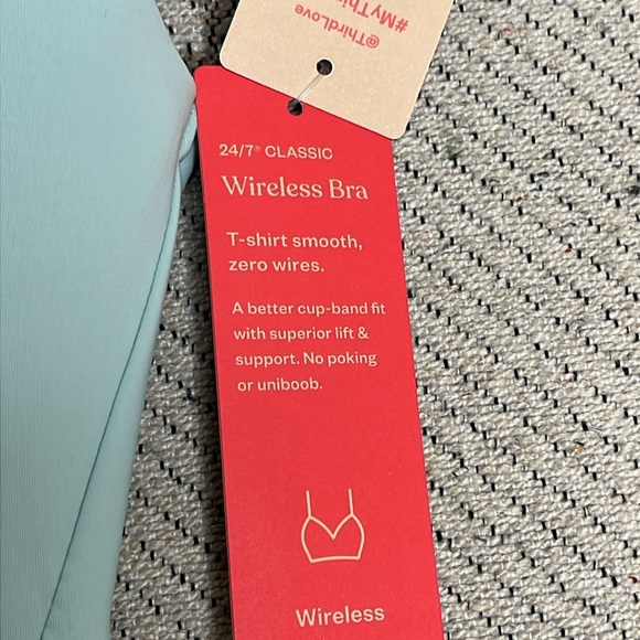 ThirdLove Women's 24/7 classic wireless daydream Light Blue Bra - Picture 4 of 11